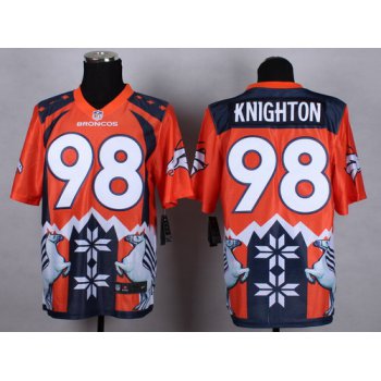 Nike Denver Broncos #98 Terrance Knighton 2015 Noble Fashion Elite Jersey