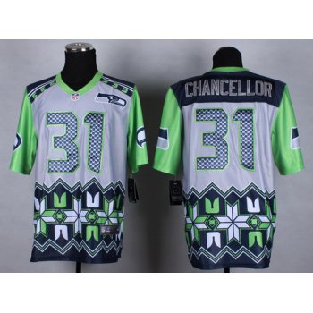 Nike Seattle Seahawks #31 Kam Chancellor 2015 Noble Fashion Elite Jersey