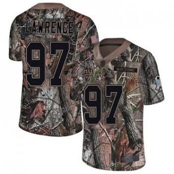 Giants #97 Dexter Lawrence Camo Men's Stitched Football Limited Rush Realtree Jersey