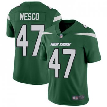 Jets #47 Trevon Wesco Green Team Color Men's Stitched Football Vapor Untouchable Limited Jersey