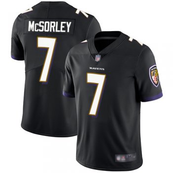 Ravens #7 Trace McSorley Black Alternate Men's Stitched Football Vapor Untouchable Limited Jersey