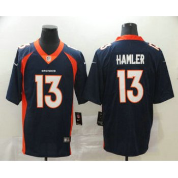 Men's Denver Broncos #13 KJ Hamler Navy Blue 2020 Vapor Untouchable Stitched NFL Nike Limited Jersey