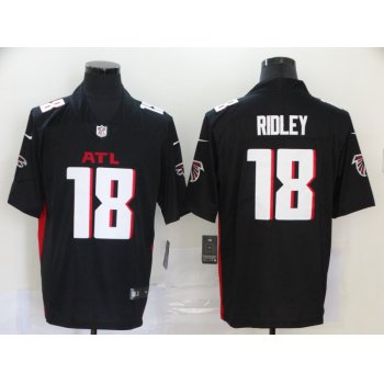Men's Atlanta Falcons #18 Calvin Ridley Black 2020 NEW Vapor Untouchable Stitched NFL Nike Limited Jersey