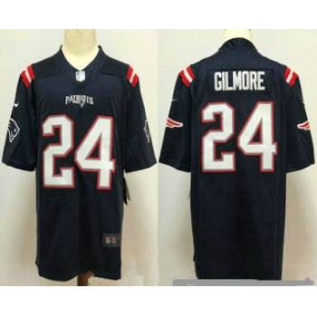 Men's New England Patriots #24 Stephon Gilmore Navy Blue 2020 NEW Vapor Untouchable Stitched NFL Nike Limited Jersey