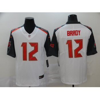 Men's Tampa Bay Buccaneers #12 Tom Brady White 2020 Vapor Untouchable Stitched NFL Nike Limited Jersey