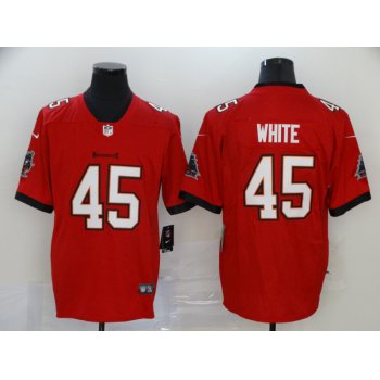 Men's Tampa Bay Buccaneers #45 Devin White Red 2020 NEW Vapor Untouchable Stitched NFL Nike Limited Jersey
