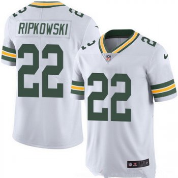 Men's Green Bay Packers #22 Aaron Ripkowski White 2016 Color Rush Stitched NFL Nike Limited Jersey