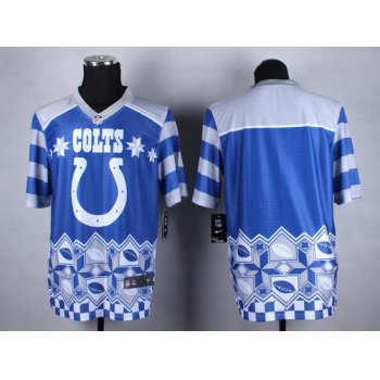 Nike Indianapolis Colts Blank 2015 Noble Fashion Elite Jersey