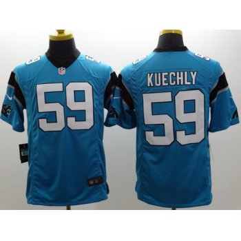 Nike Carolina Panthers #59 Luke Kuechly Light Blue Limited Jersey