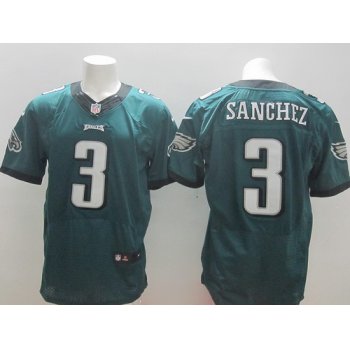 Nike Philadelphia Eagles #3 Mark Sanchez 2014 Dark Green Elite Jersey