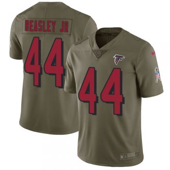 Nike Atlanta Falcons #44 Vic Beasley Jr Olive Men's Stitched NFL Limited 2017 Salute To Service Jersey