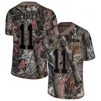 Nike Cowboys #11 Cole Beasley Camo Men's Stitched NFL Limited Rush Realtree Jersey