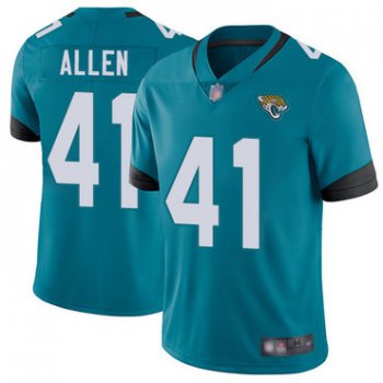 Jaguars #41 Josh Allen Teal Green Alternate Men's Stitched Football Vapor Untouchable Limited Jersey