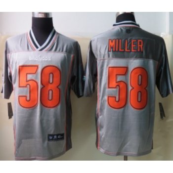 Nike Denver Broncos #58 Von Miller 2013 Gray Vapor Elite Jersey