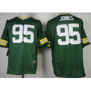 Nike Green Bay Packers #95 Datone Jones Green Elite Jersey