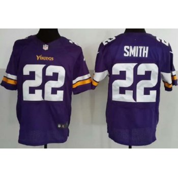 Nike Minnesota Vikings #22 Harrison Smith 2013 Purple Elite Jersey