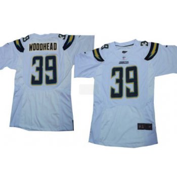 Nike San Diego Chargers #39 Danny Woodhead 2013 White Elite Jersey
