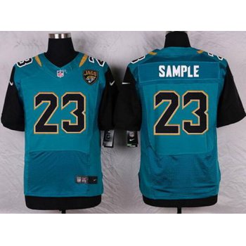 Men's Jacksonville Jaguars #23 Ames Sample Teal Green Alternate NFL Nike Elite Jersey