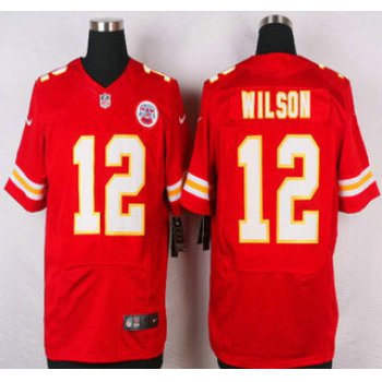 Men's Kansas City Chiefs #12 Albert Wilson Red Team Color NFL Nike Elite Jersey