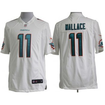 Nike Miami Dolphins #11 Mike Wallace 2013 White Game Jersey