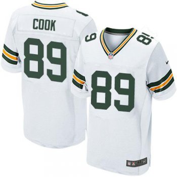 Nike Packers #89 Jared Cook White Men's Stitched NFL Elite Jersey