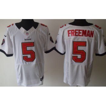 Nike Tampa Bay Buccaneers #5 Josh Freeman White Elite Jersey