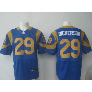 Men's Los Angeles Rams #29 Eric Dickerson Royal Blue Retired Player NFL Nike Elite Jersey