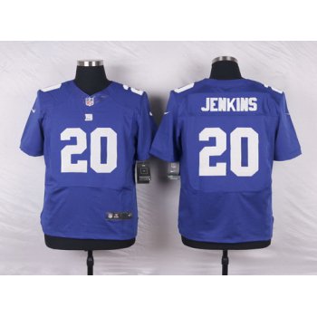 Men's New York Giants #20 Janoris Jenkins Royal Blue Team Color NFL Nike Elite Jersey