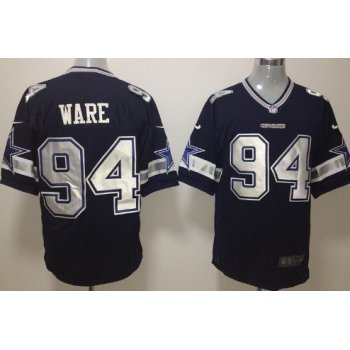 Nike Dallas Cowboys #94 DeMarcus Ware Blue Game Jersey