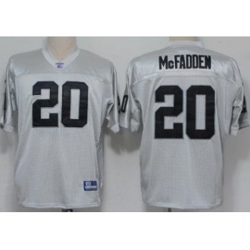 Oakland Raiders #20 Darren Mcfadden Gray Jersey