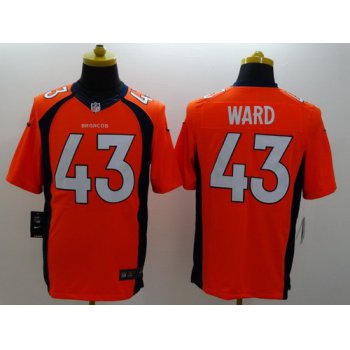 Nike Denver Broncos #43 T.J. Ward 2013 Orange Limited Jersey