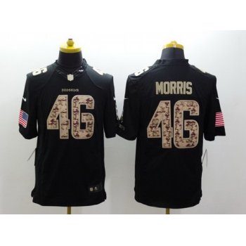 Nike Washington Redskins #46 Alfred Morris Salute to Service Black Limited Jersey