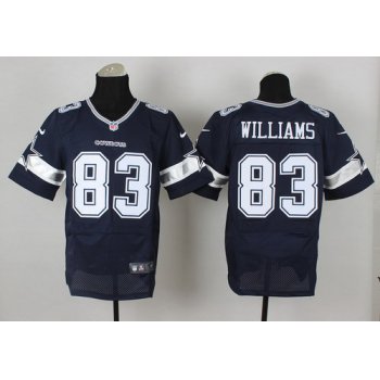 Nike Dallas Cowboys #83 Terrance Williams Blue Elite Jersey