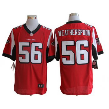 Size 60 4XL-Weatherspoon Atlanta Falcons #56 Red Stitched Nike Elite NFL Jerseys