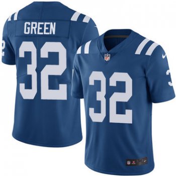 Nike Colts #32 T.J. Green Royal Blue Team Color Men's Stitched NFL Vapor Untouchable Limited Jersey