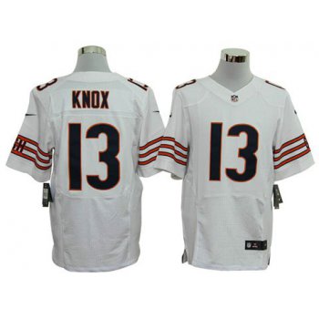 Size 60 4XL-Johnny Knox Chicago Bears #13 White Stitched Nike Elite NFL Jerseys