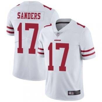 49ers #17 Emmanuel Sanders White Men's Stitched Football Vapor Untouchable Limited Jersey