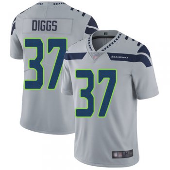 Seahawks #37 Quandre Diggs Grey Alternate Men's Stitched Football Vapor Untouchable Limited Jersey
