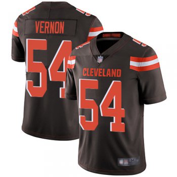 Men's Cleveland Browns #54 Olivier Vernon Brown Team Color Men's Stitched Football Vapor Untouchable Limited Jersey