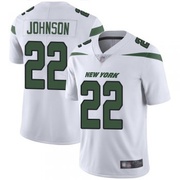 New York Jets #22 Trumaine Johnson White Men's Stitched Football Vapor Untouchable Limited Jersey