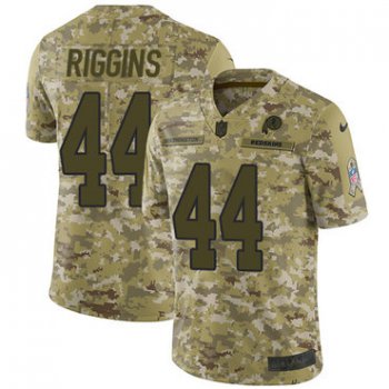 Nike Redskins #44 John Riggins Camo Men's Stitched NFL Limited 2018 Salute To Service Jersey