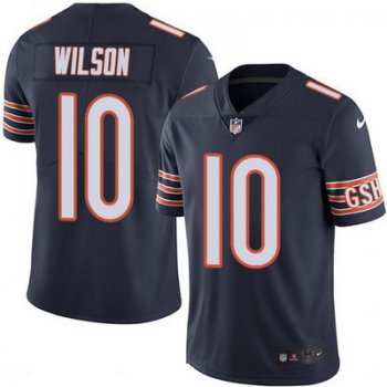 Men's Chicago Bears #10 Marquess Wilson Navy Blue 2016 Color Rush Stitched NFL Nike Limited Jersey