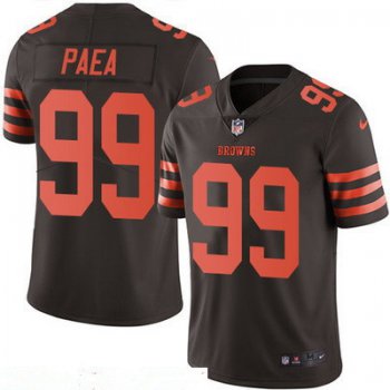 Men's Cleveland Browns #99 Stephen Paea Brown 2016 Color Rush Stitched NFL Nike Limited Jersey