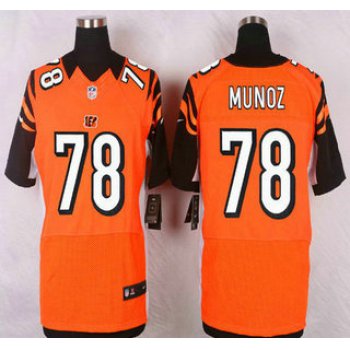 Cincinnati Bengals #78 78 Anthony Munoz Orange Alternate NFL Nike Elite Jersey