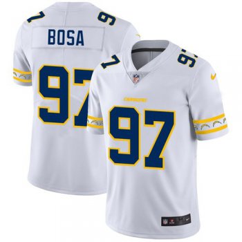 Los Angeles Chargers #97 Joey Bosa Nike White Team Logo Vapor Limited NFL Jersey