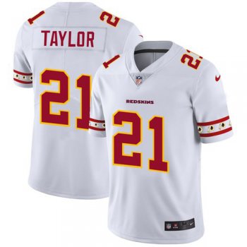 Men's Washington Redskins #21 Sean Taylor Nike White Team Logo Vapor Limited NFL Jersey