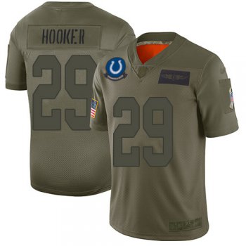 Nike Colts #29 Malik Hooker Camo Men's Stitched NFL Limited 2019 Salute To Service Jersey