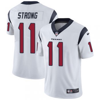Nike Houston Texans #11 Jaelen Strong White Men's Stitched NFL Vapor Untouchable Limited Jersey