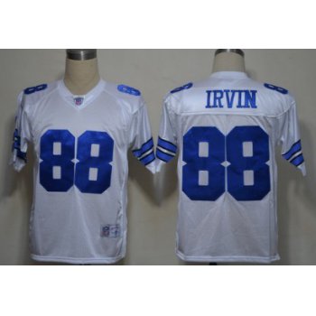 Dallas Cowboys #88 Michael Irvin White Legend Jersey
