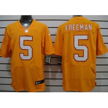 Nike Tampa Bay Buccaneers #5 Josh Freeman Orange Elite Jersey